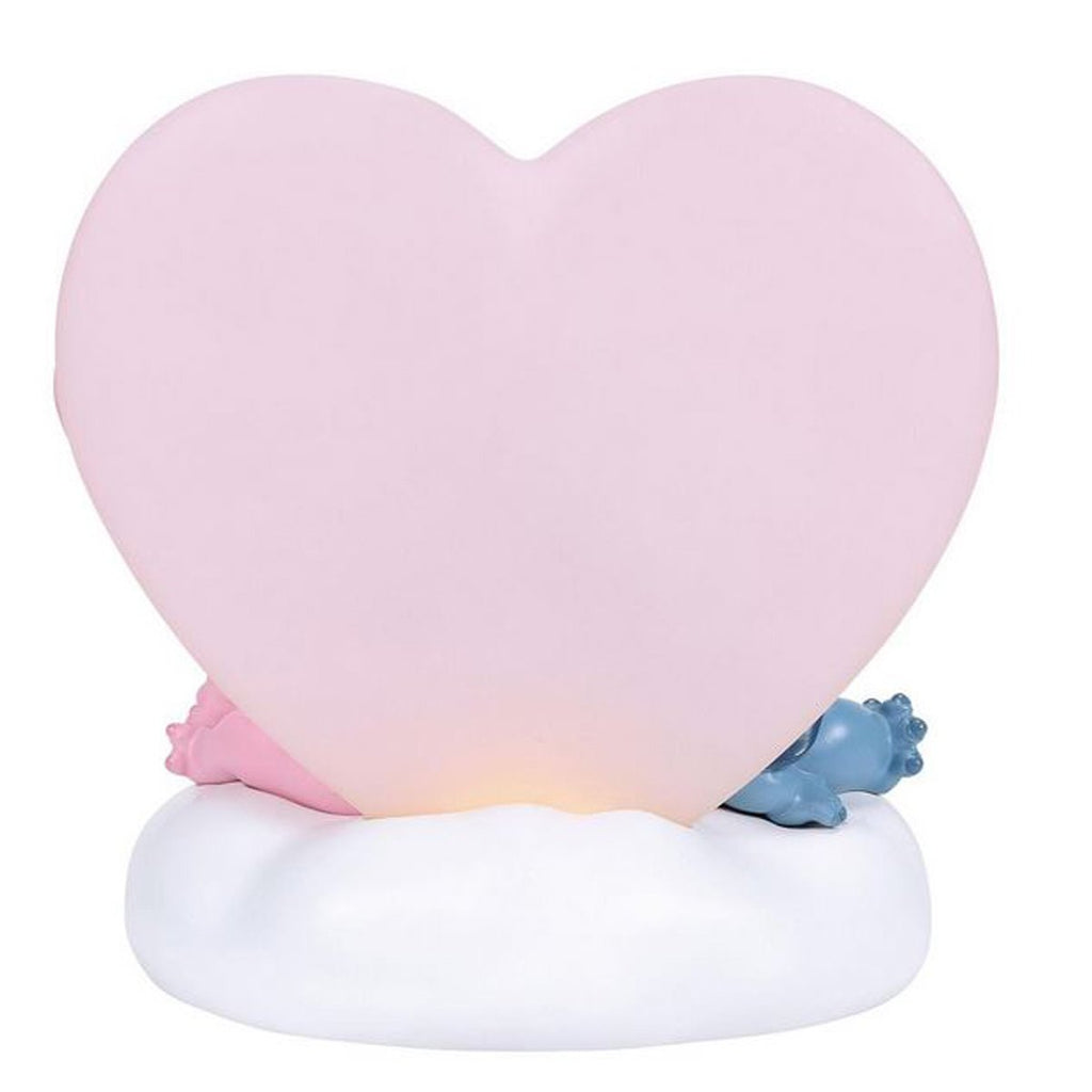 Disney Showcase Lilo & Stitch Stitch and Angel with Lights Statue