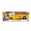 M&M'S 1947 Ford COE Flatbed 1:24 Scale Die-Cast Metal Vehicle with Yellow Figure