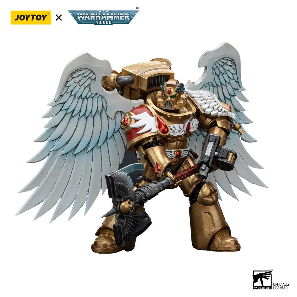 Joy Toy Warhammer 40,000 Blood Angels Sanguinary Guard with Encarmine Axe 1:18 Scale Action Figure