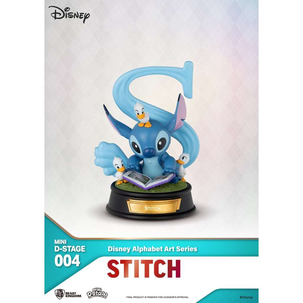 Disney Alphabet Art Series MDS-004 Mini D-Stage Statue Blind Box Set of 6