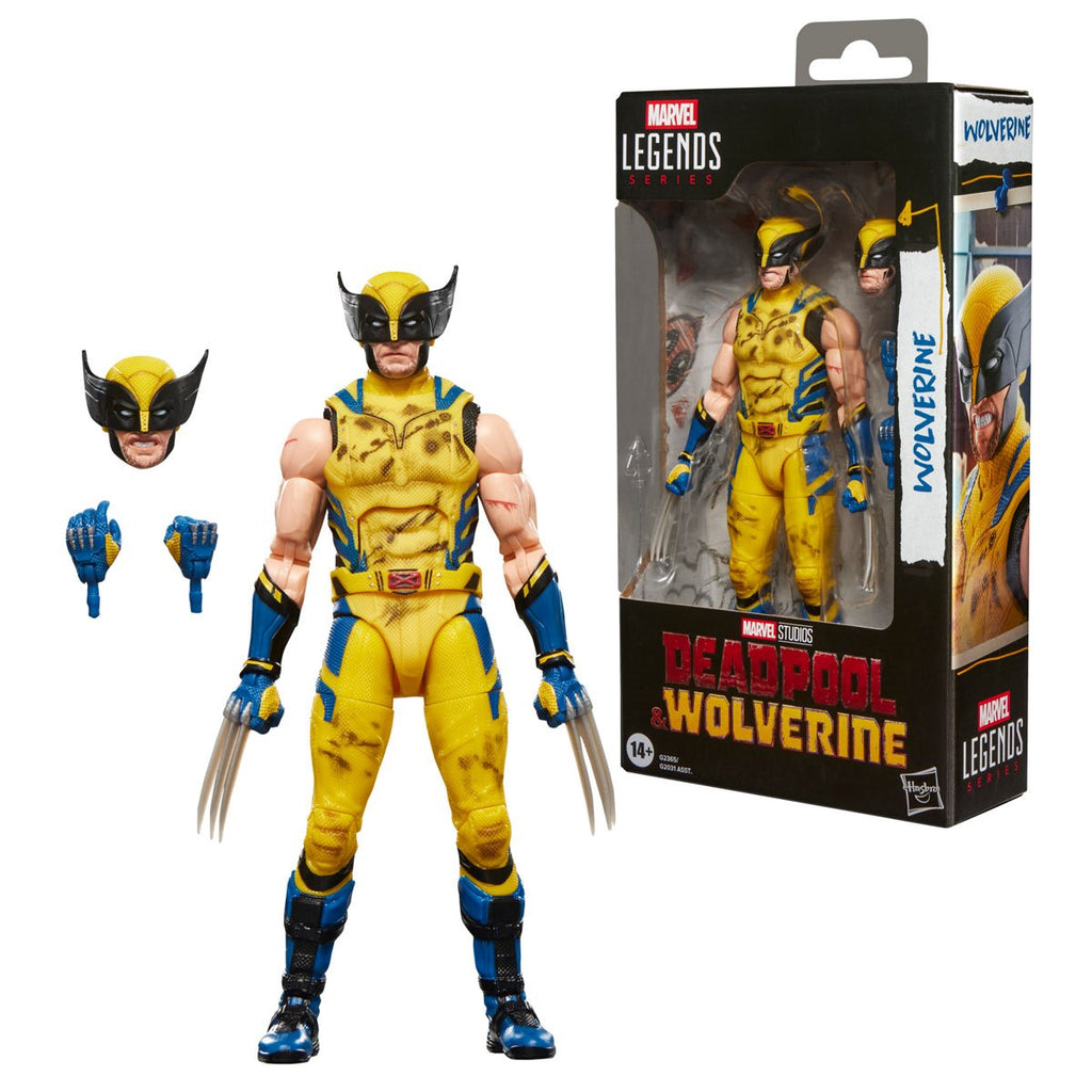 Deadpool & Wolverine Marvel Legends 6-Inch Action Figure Wave 2 Case of 6