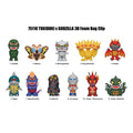 Godzilla x Tokidoki 3D Foam Bag Clip Random 6-Pack