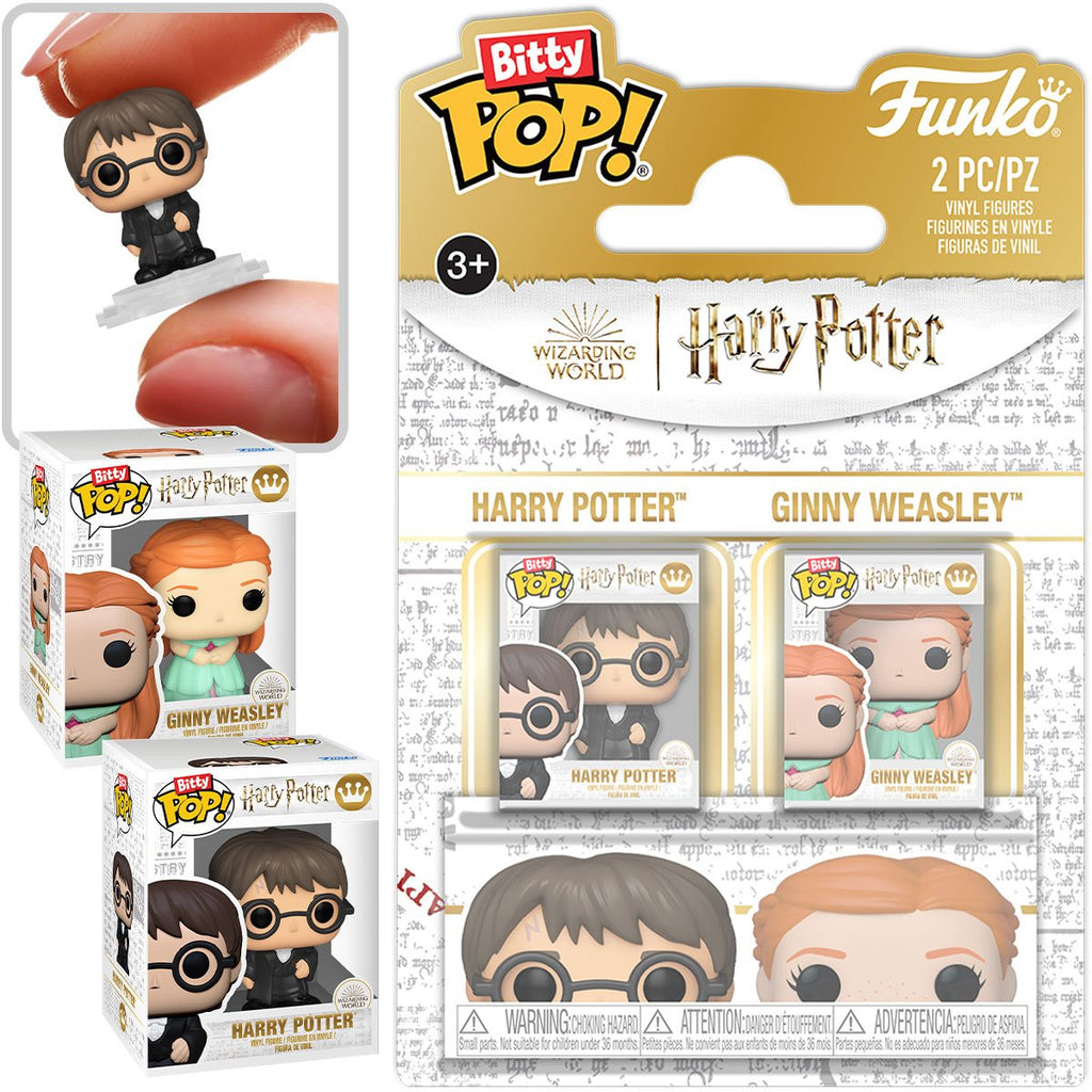 Harry Potter and the Goblet of Fire Harry Potter and Ginny Weasley Funko Bitty Pop! Mini-Figure 2-Pack