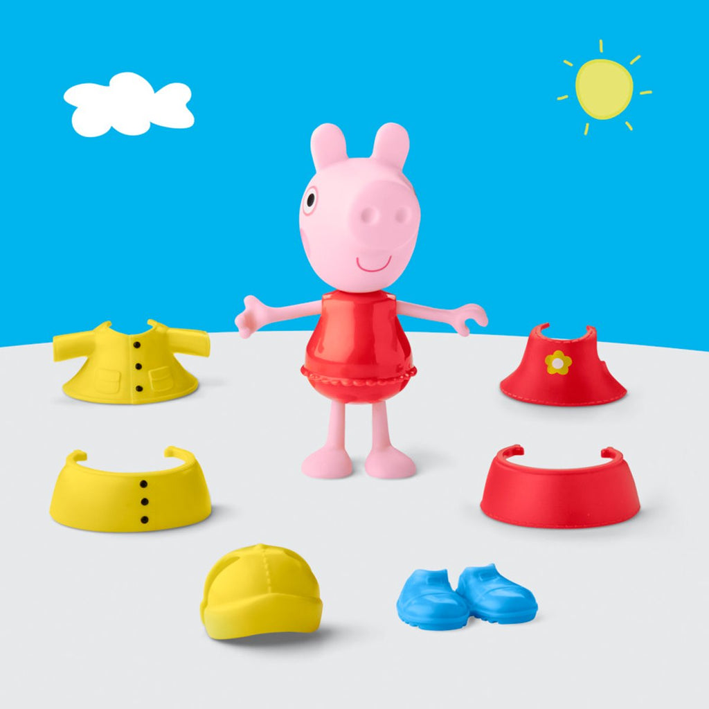 Peppa Pig Rainy Day Dress-Up Figure Doll