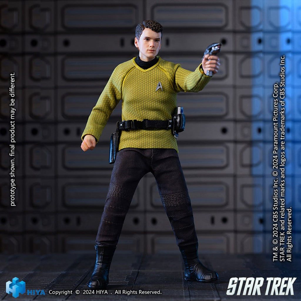 Star Trek 2009 Chekov Exquisite Super Series 1:12 Scale Action Figure