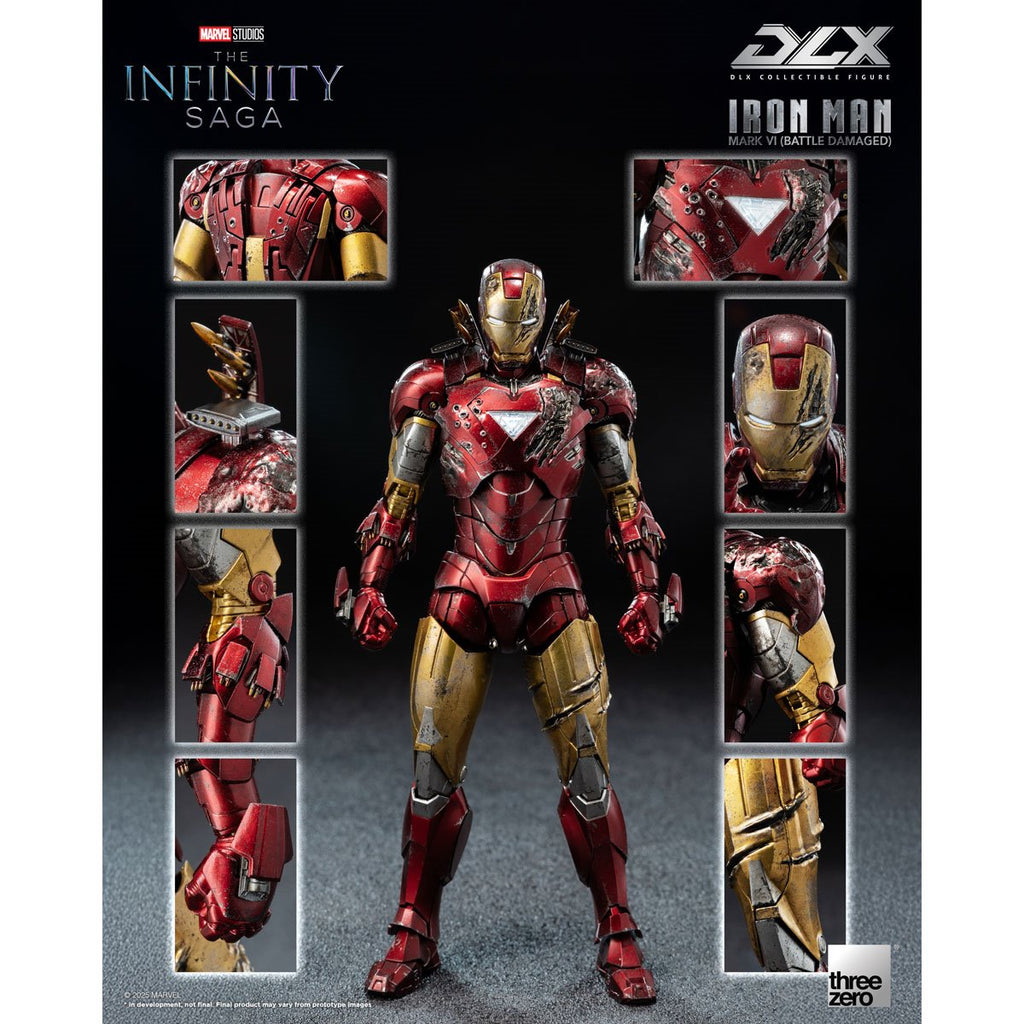 Marvel Studios: The Infinity Saga Iron Man Mark 6 Battle Damaged DLX Action Figure