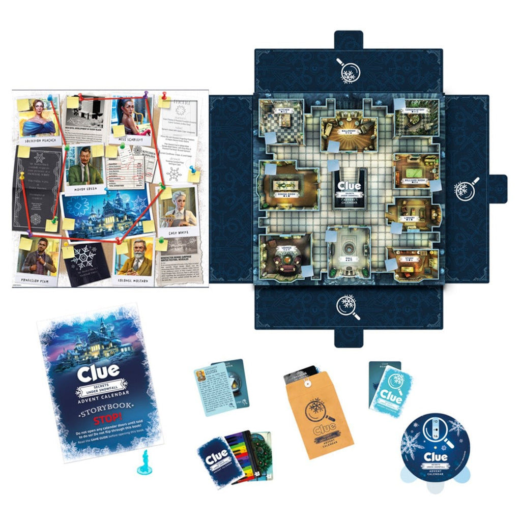 Clue Advent Calendar: Secrets Under Snowfall