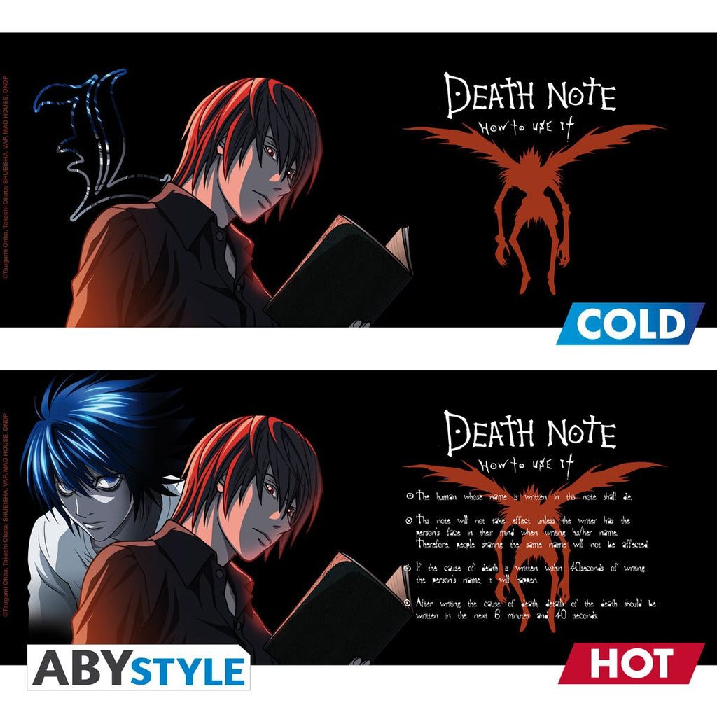 Death Note Light and Ryuk Heat-Change 16oz. Mug