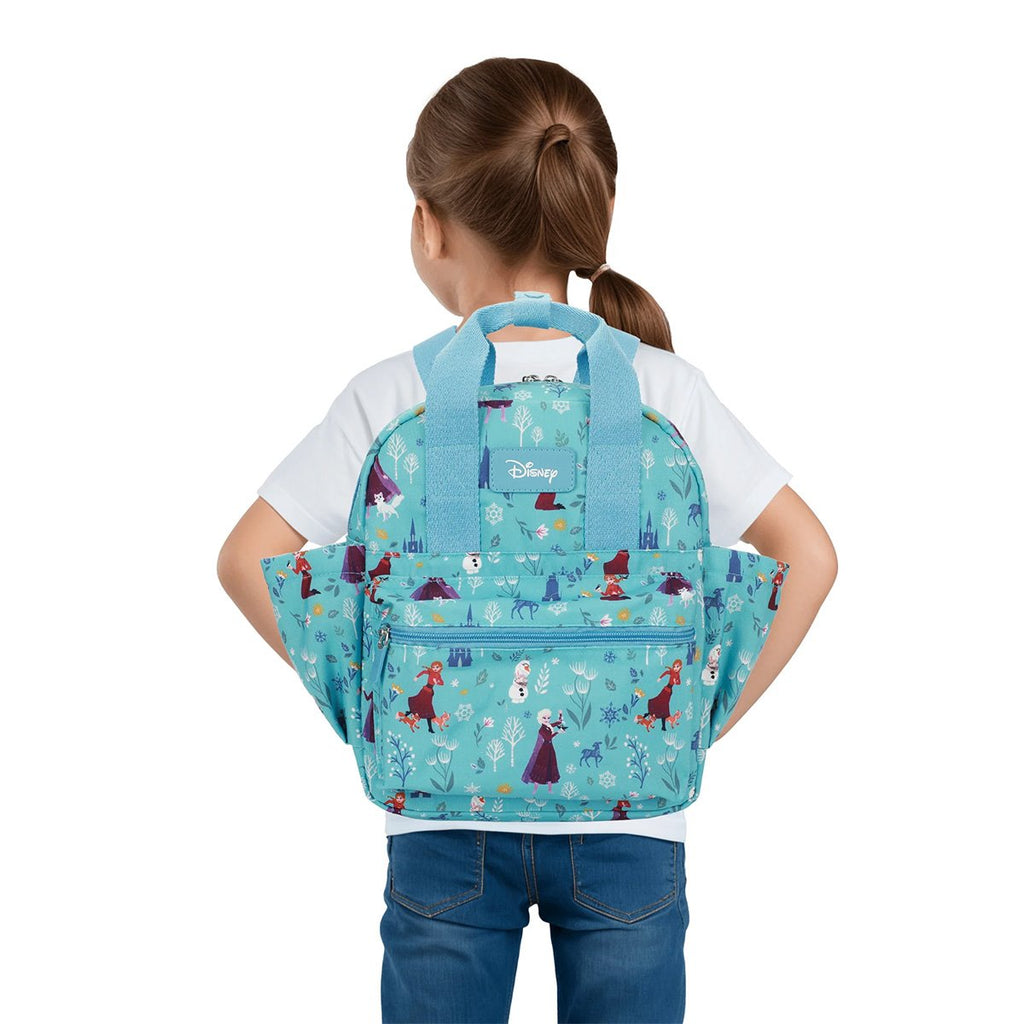Frozen Elsa Anna and Olaf All Over Print 16-Inch Youth Backpack