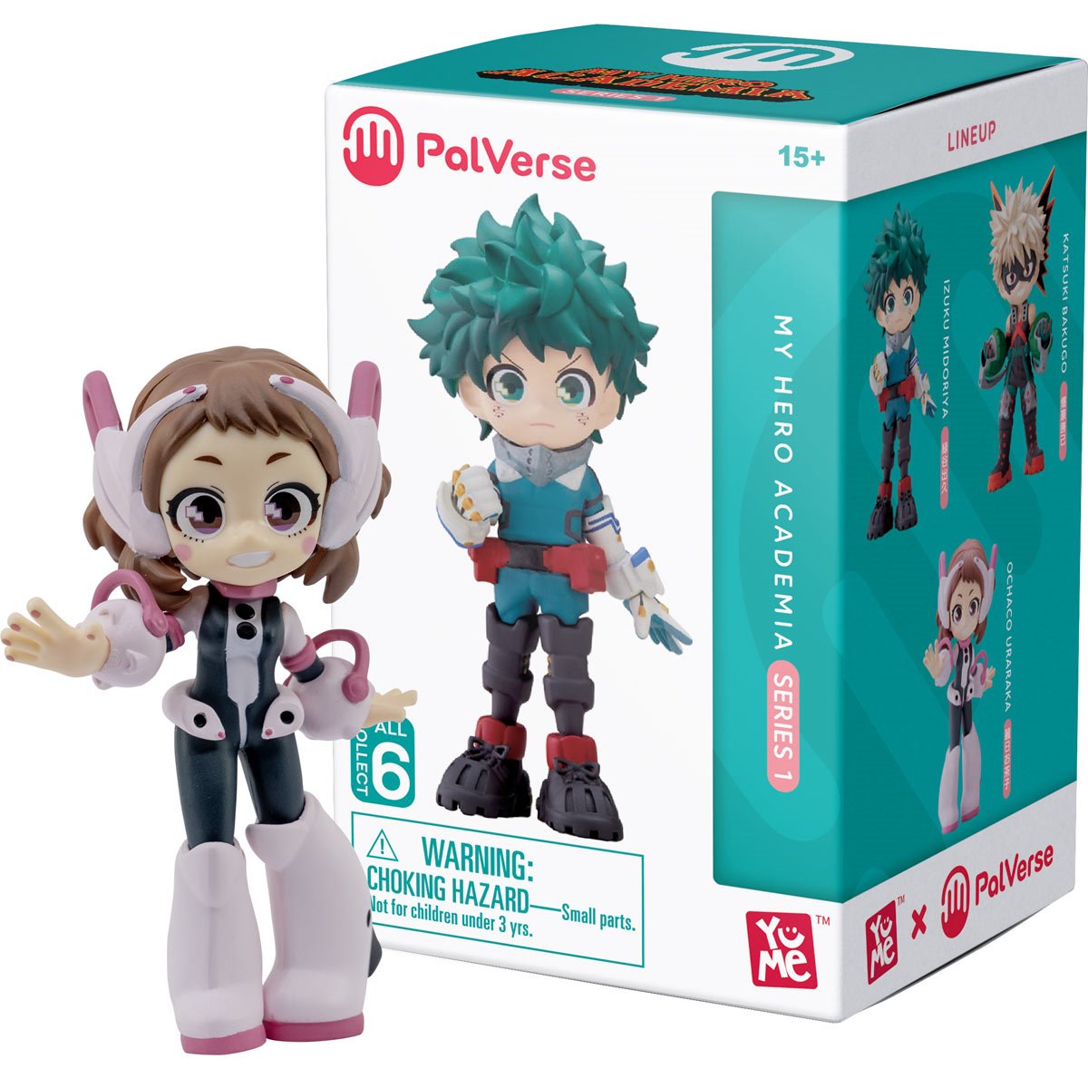 My Hero Academia PalVerse Anime Blind-Box Series 1 Mini-Figure Case of 6