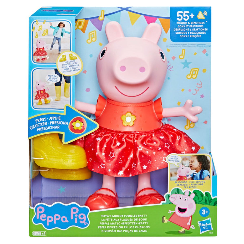 Peppa Pig Peppa's Muddy Puddles Party Singing and Dancing Doll