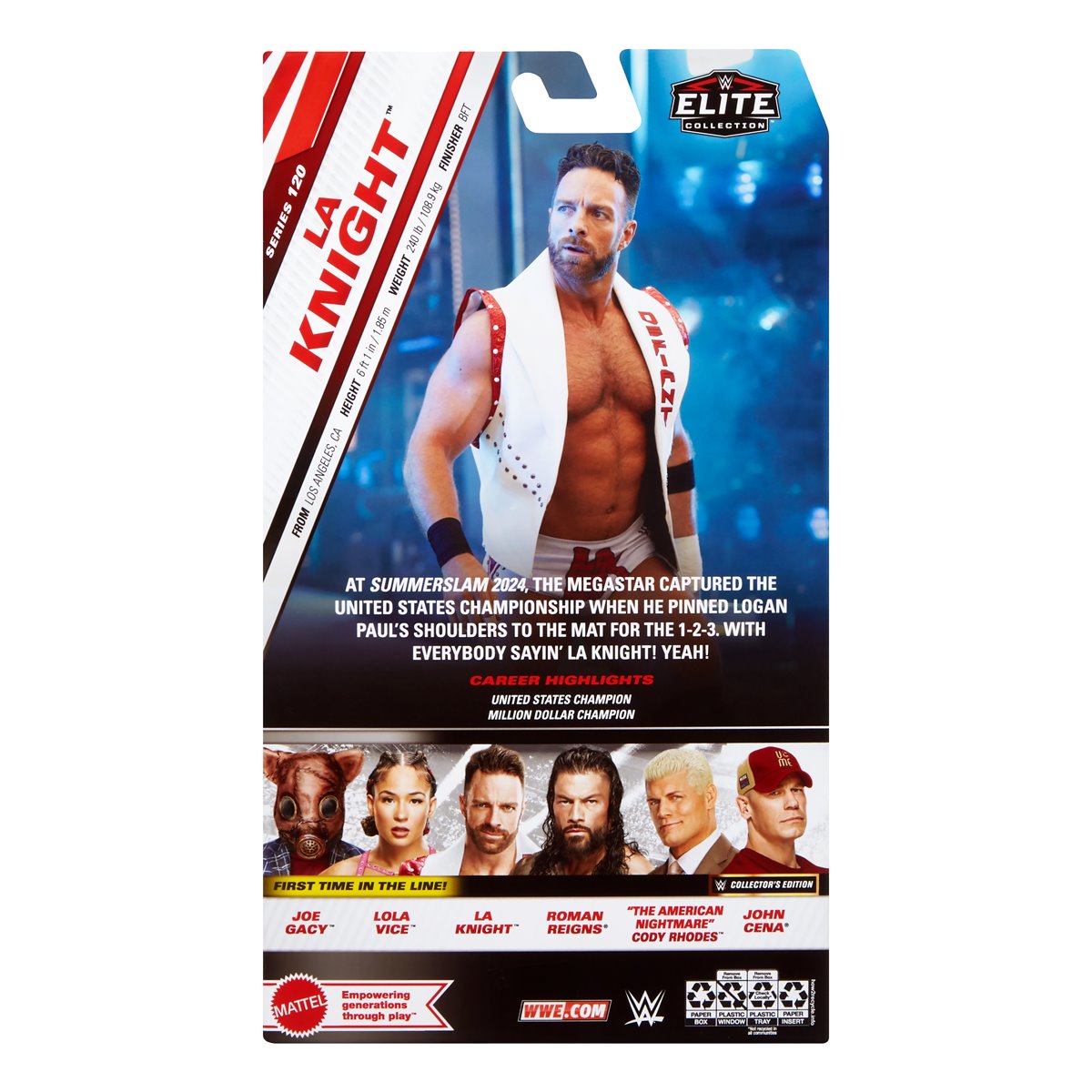 WWE Elite Collection Series 120 Action Figure Case of 8