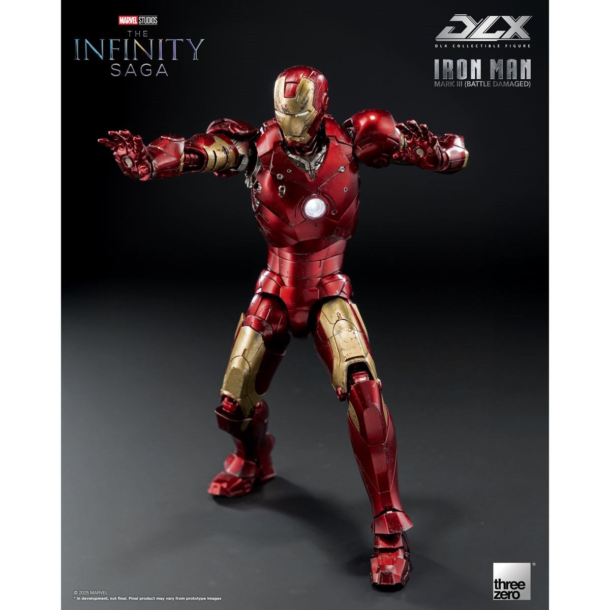 Marvel Studios: The Infinity Saga Iron Man Mark 3 (Battle Damaged) DLX Action Figure