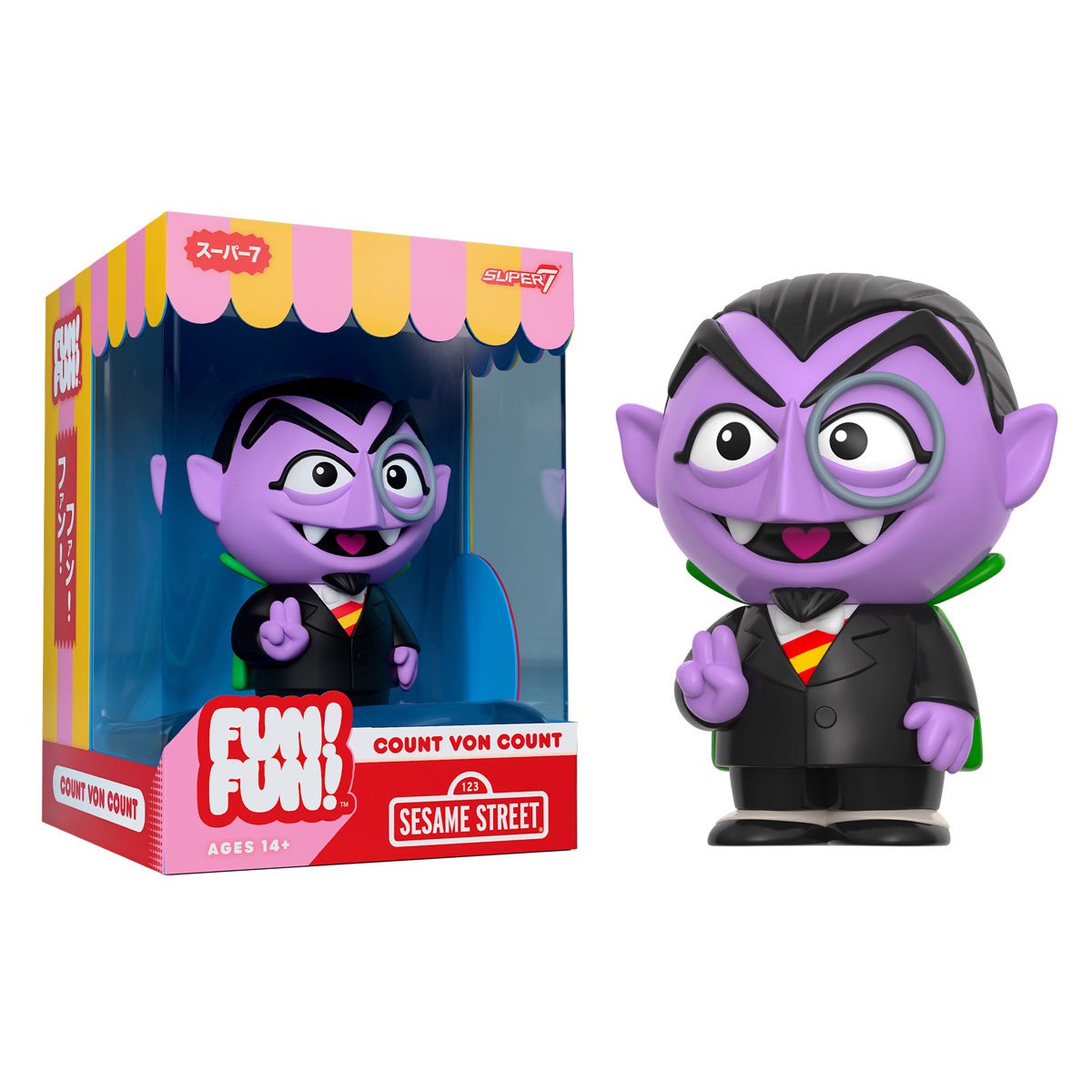 Sesame Street Count Von Count FUN! FUN! Vinyl Figure