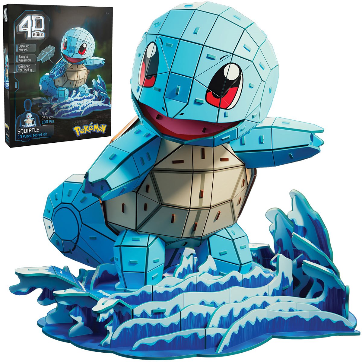 Pokemon 4D Build Squirtle 3D Puzzle Model Kit