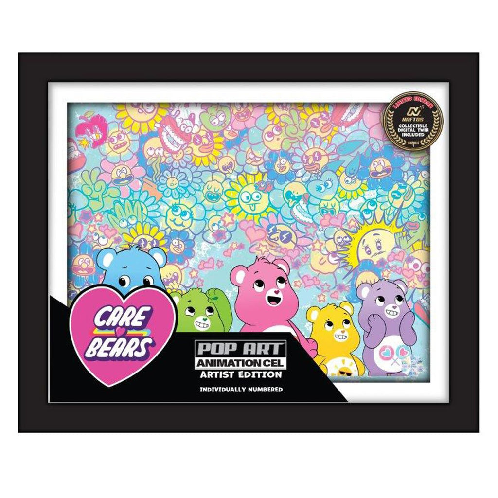 Care Bears Share Your Care #1103 Animation Cel Artist Edition Framed Art Print