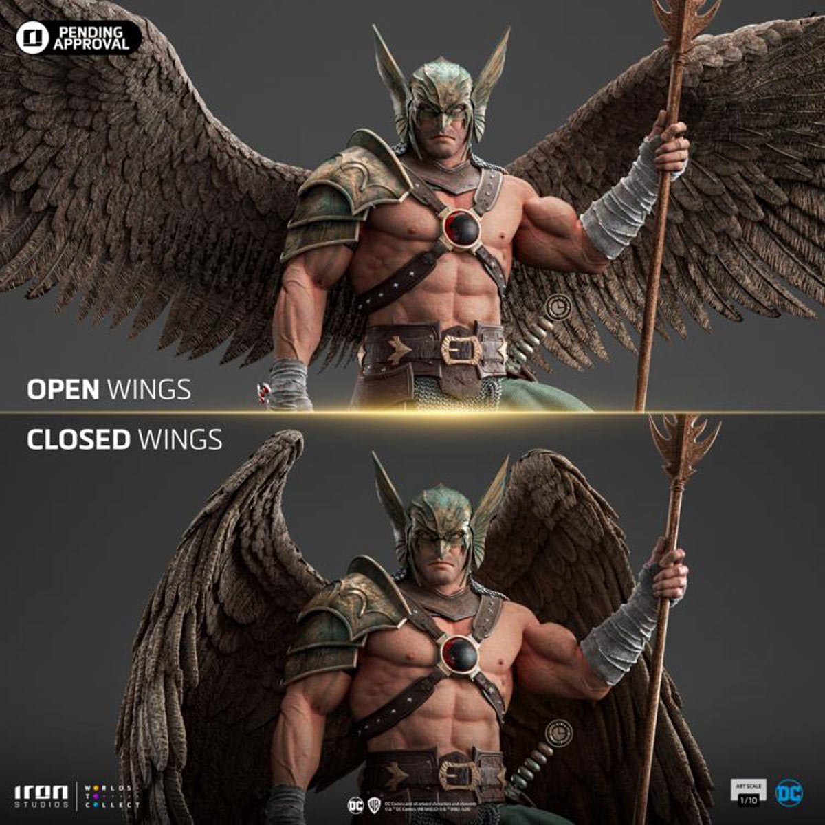 DC Comics Hawkman 10th Anniversary 1:10 Art Scale Limited Edition Statue