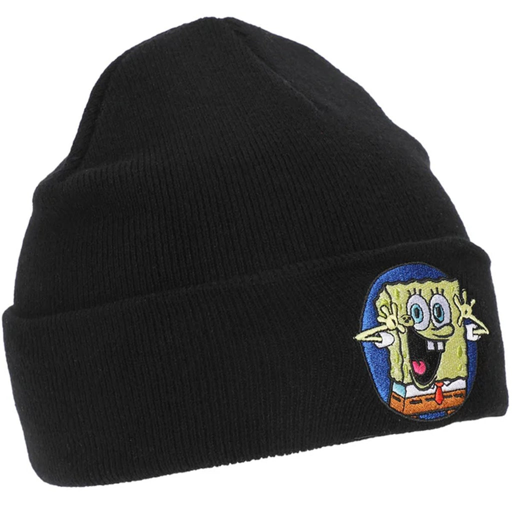 SpongeBob SquarePants Character Patch Embroidered Cuff Beanie