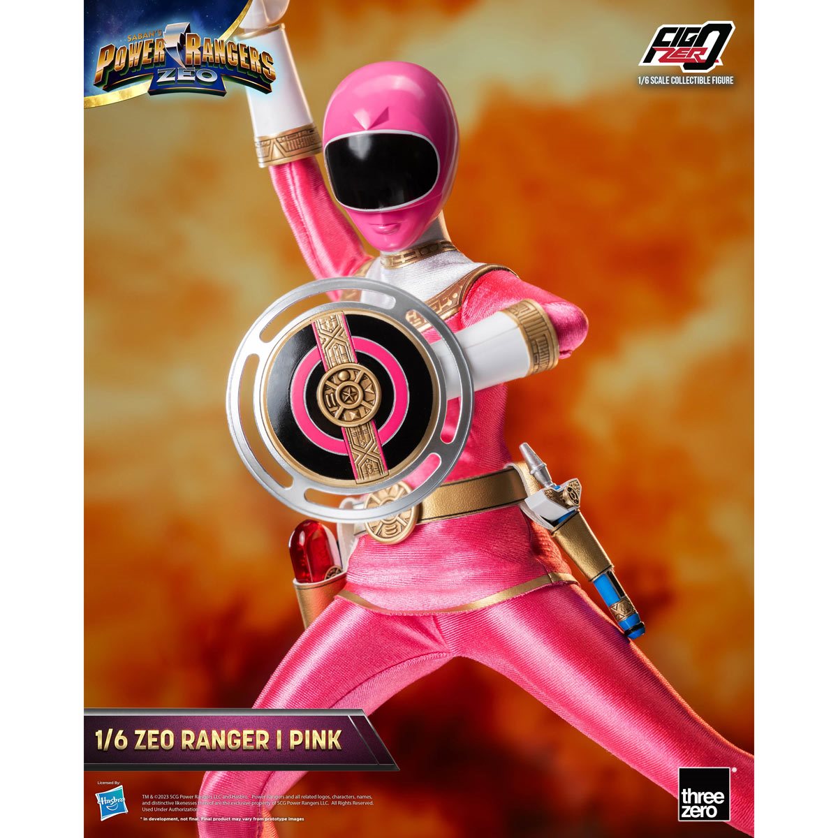 Power Rangers Zeo Pink Zeo Ranger I FigZero 1:6 Scale Action Figure