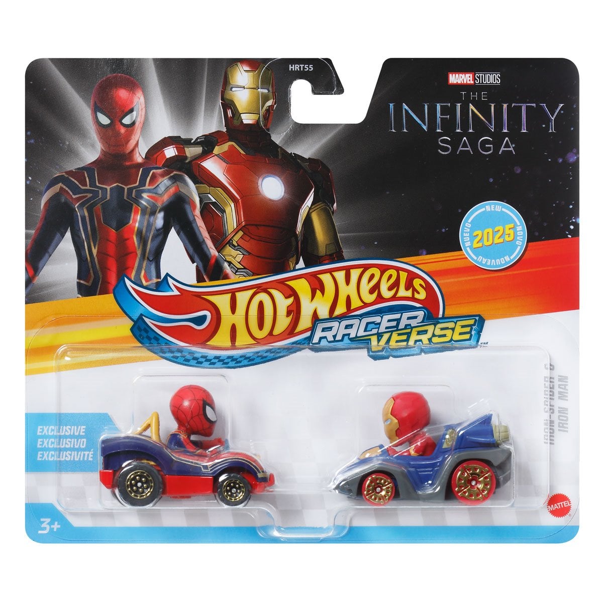 Hot Wheels RacerVerse 2025 Mix 3 Vehicle 2-Pack Case of 4