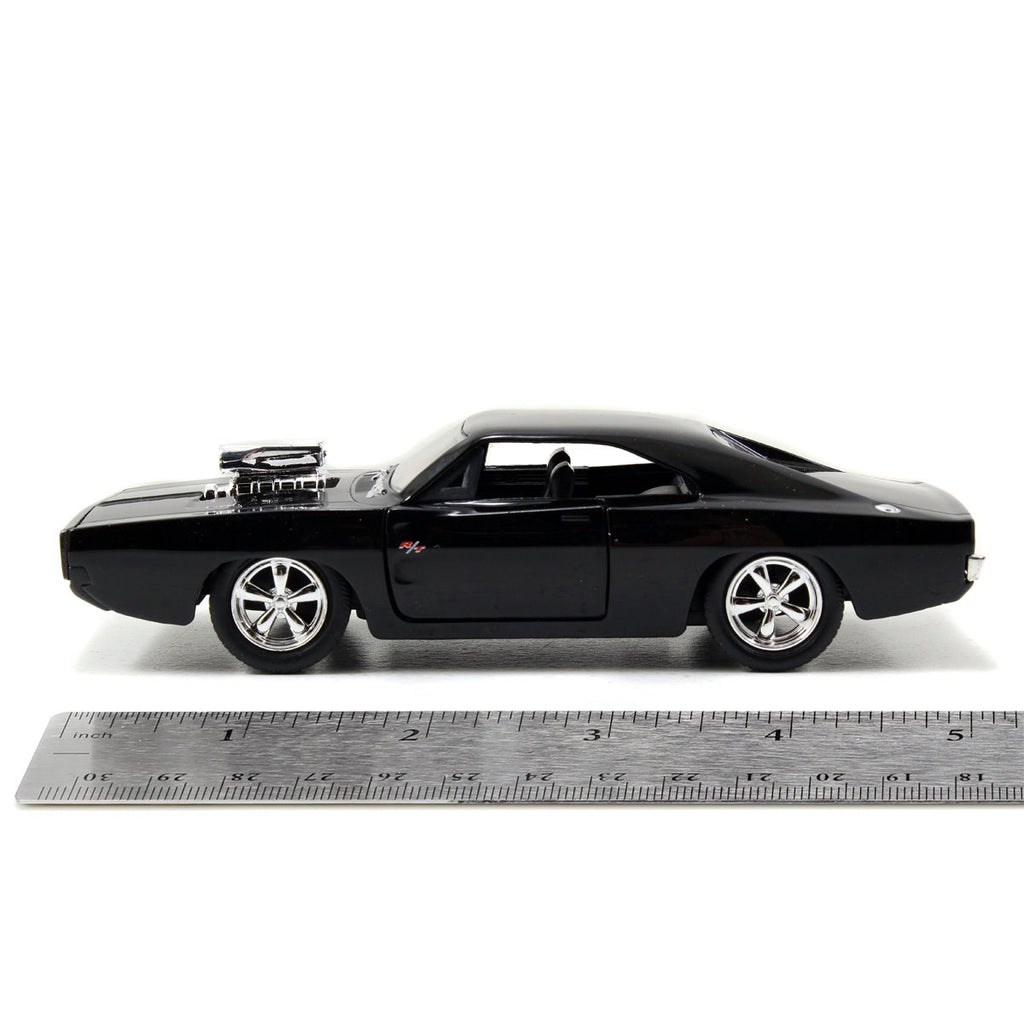 Fast and Furious Dom's Dodge Charger R/T and Brian's Toyota Supra 1:32 Scale Die-Cast Metal Vehicle 2-Pack