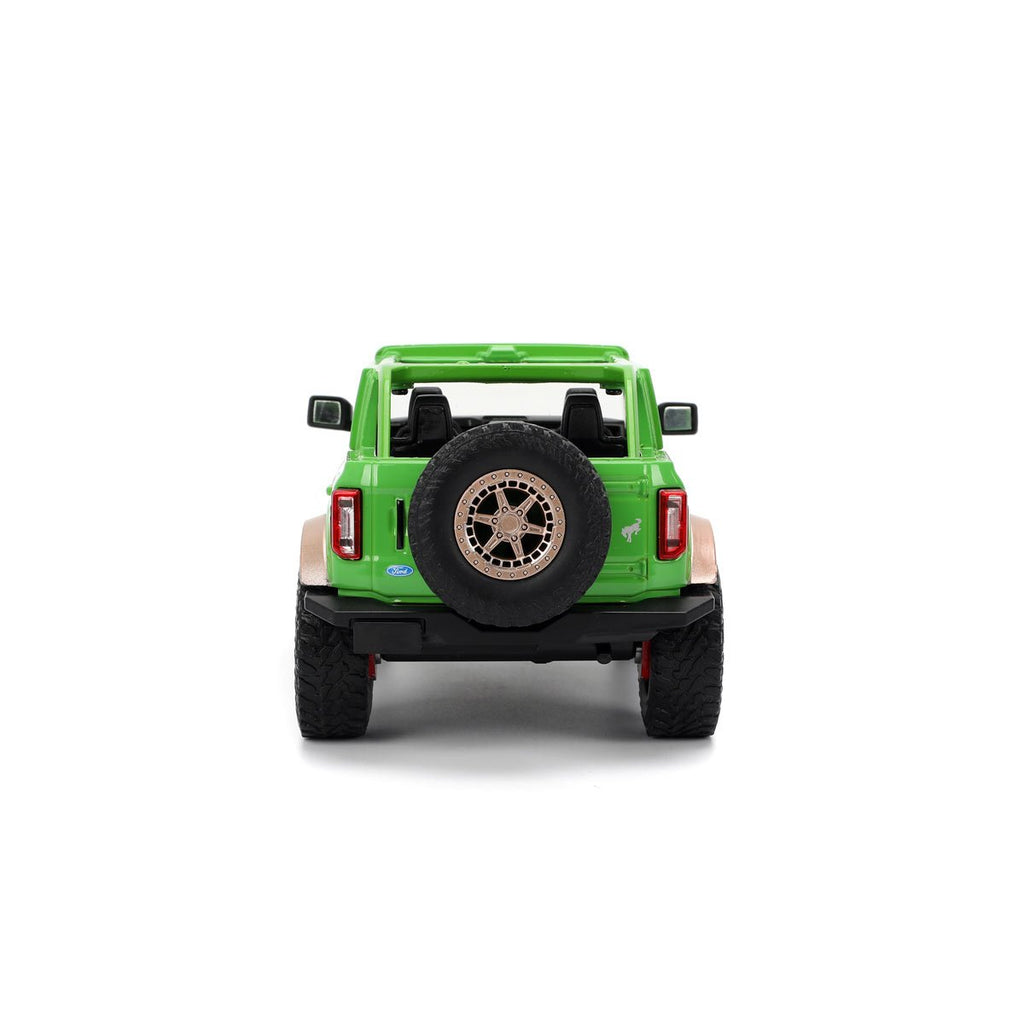 M&M's 2021 Ford Bronco 1:24 Scale Die-Cast Metal Vehicle with Green Figure