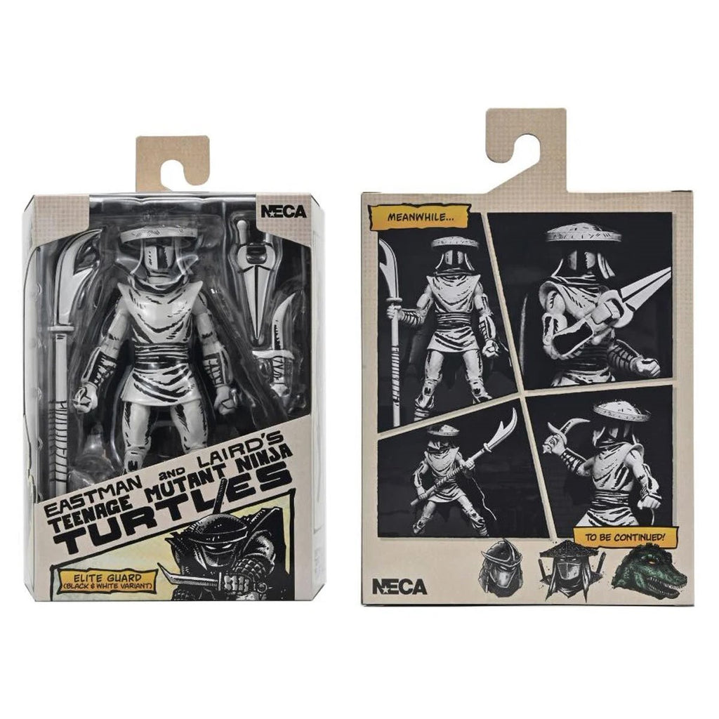 Teenage Mutant Ninja Turtles Mirage Comics Elite Foot Ninja Guard Black & White Variant 7-Inch Scale Action Figure