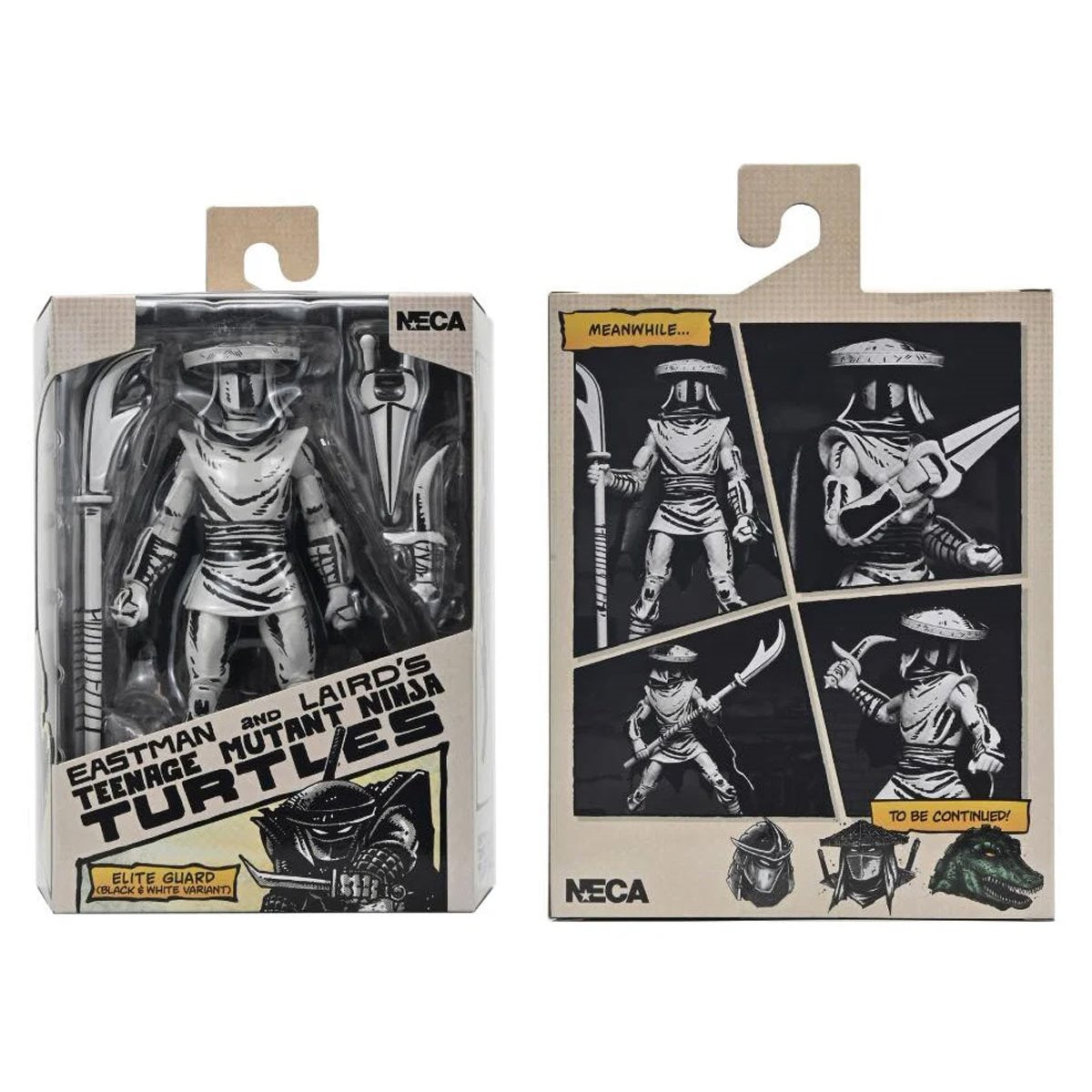 Teenage Mutant Ninja Turtles Mirage Comics Elite Foot Ninja Guard Black & White Variant 7-Inch Scale Action Figure