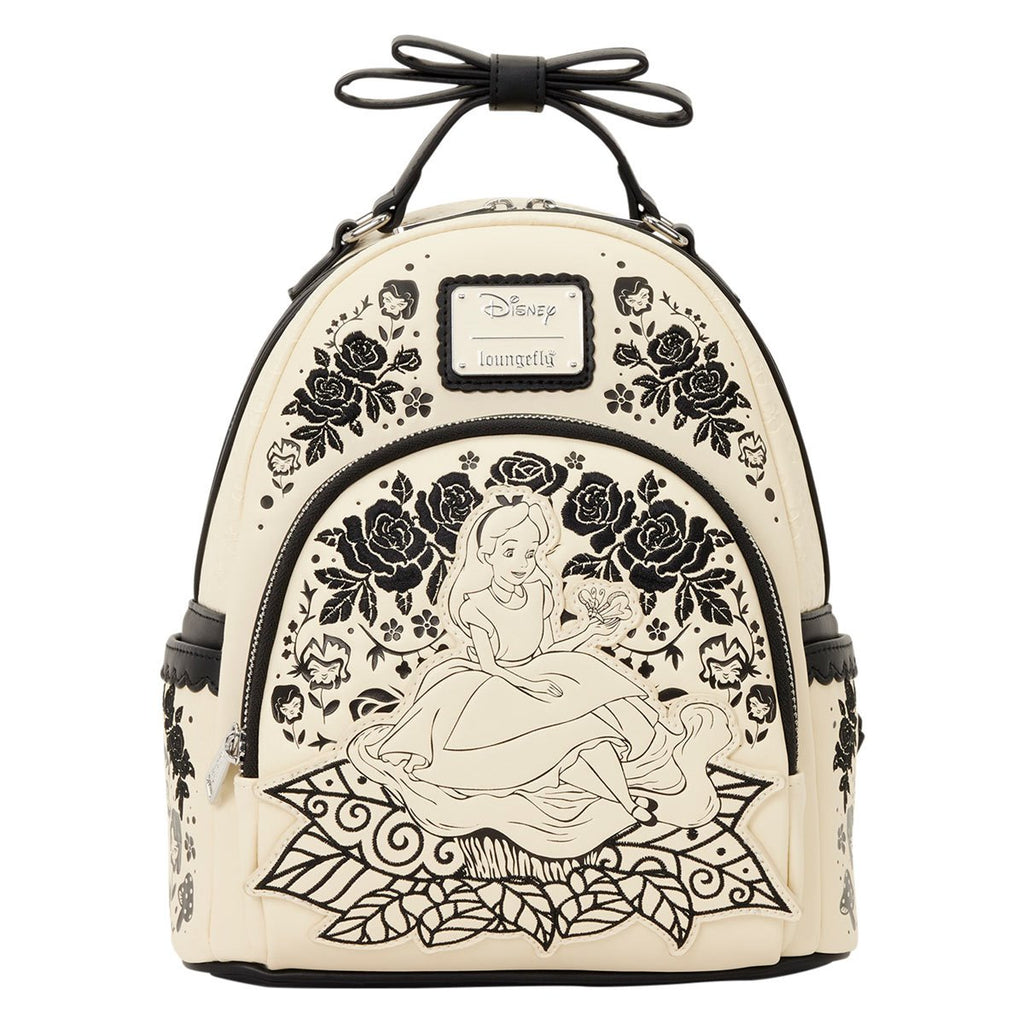 Alice in Wonderland Floral Mini-Backpack