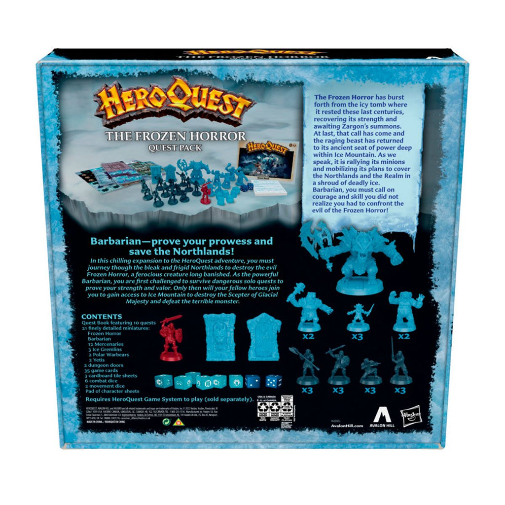 HeroQuest The Frozen Horror Quest Pack Game Expansion