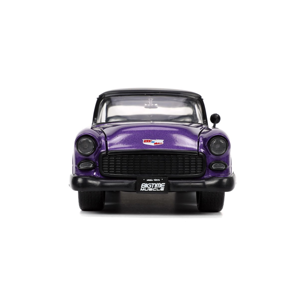 Bigtime Muscle 1955 Chevrolet Bel-Air Metallic Purple and Gold 1:24 Scale Die-Cast Metal Vehicle
