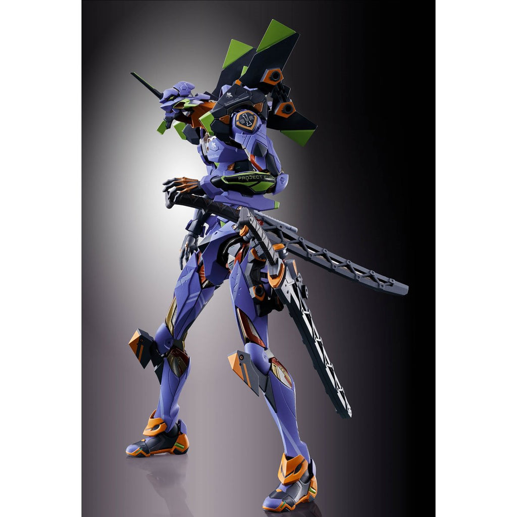 Evangelion Test Type-01 30th Anniversary with Spear Gaius Metal Build Action Figure