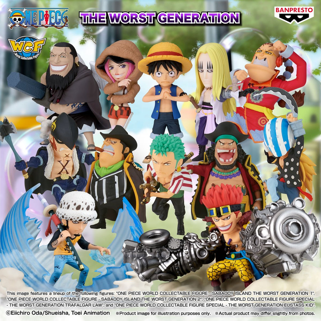 One Piece Sabaody Island The Worst Generation 2 World Collectable Mini-Figure Box of 12