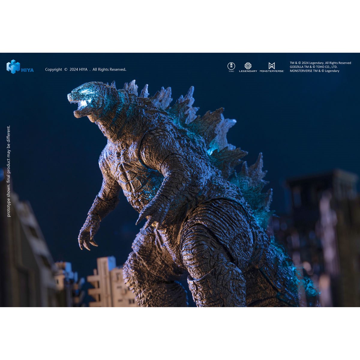 Godzilla vs. Kong 2021 Heat Ray Godzilla Exquisite Basic Series Light-Up Action Figure