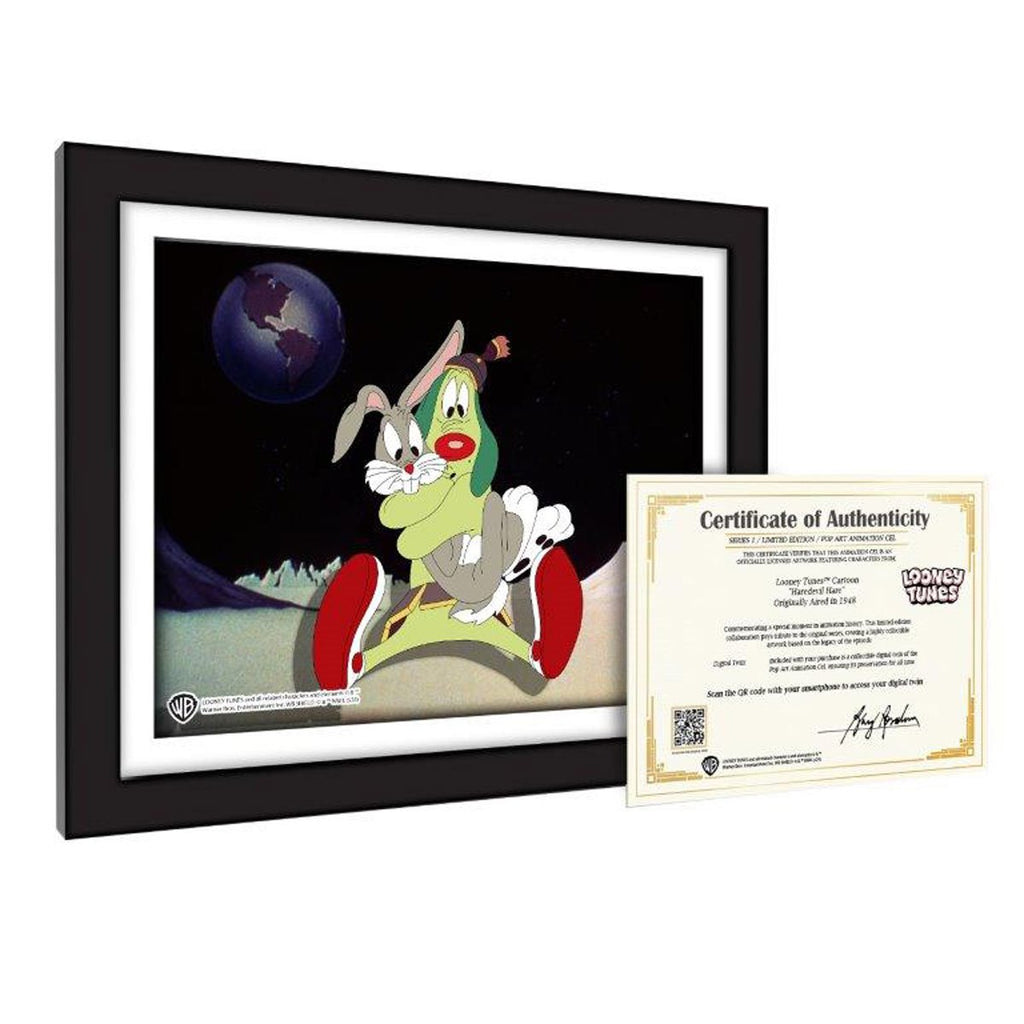 Looney Tunes Haredevil Hare #1007 Animation Cel Framed Art Print