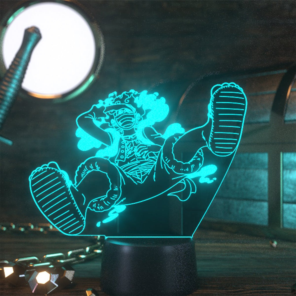 One Piece Luffy Gear 5 Laugh Otaku Lamp
