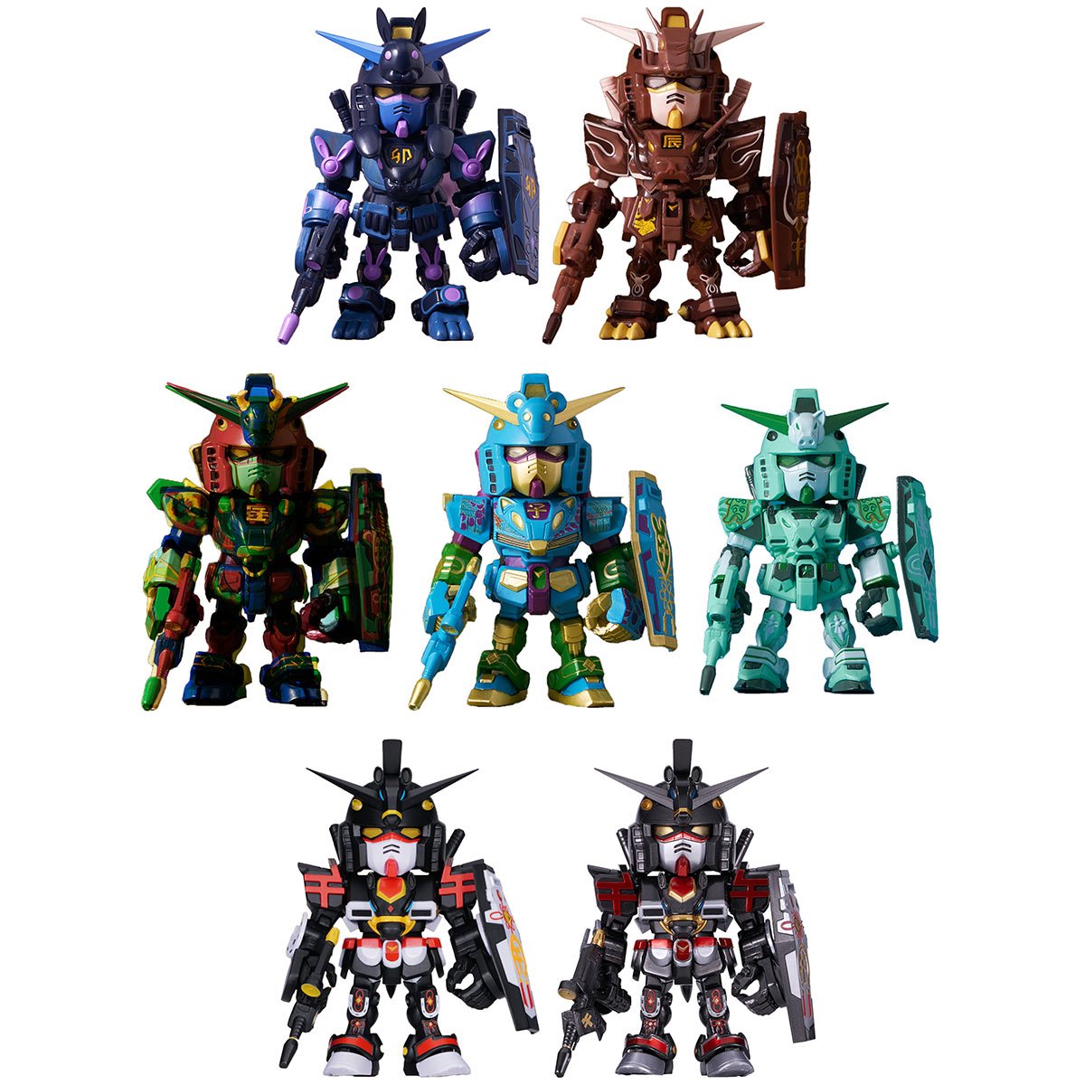 Gundam Chinese Zodiac 2026 Version Blind-Box Mini-Figure Case of 9