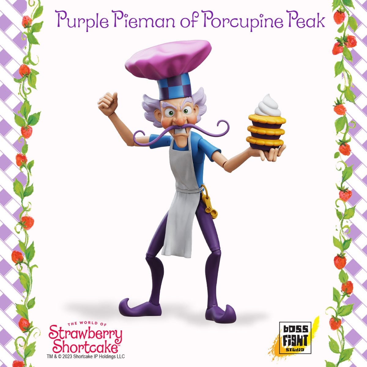 Strawberry Shortcake Purple Pieman of Porcupine Peak Action Figure