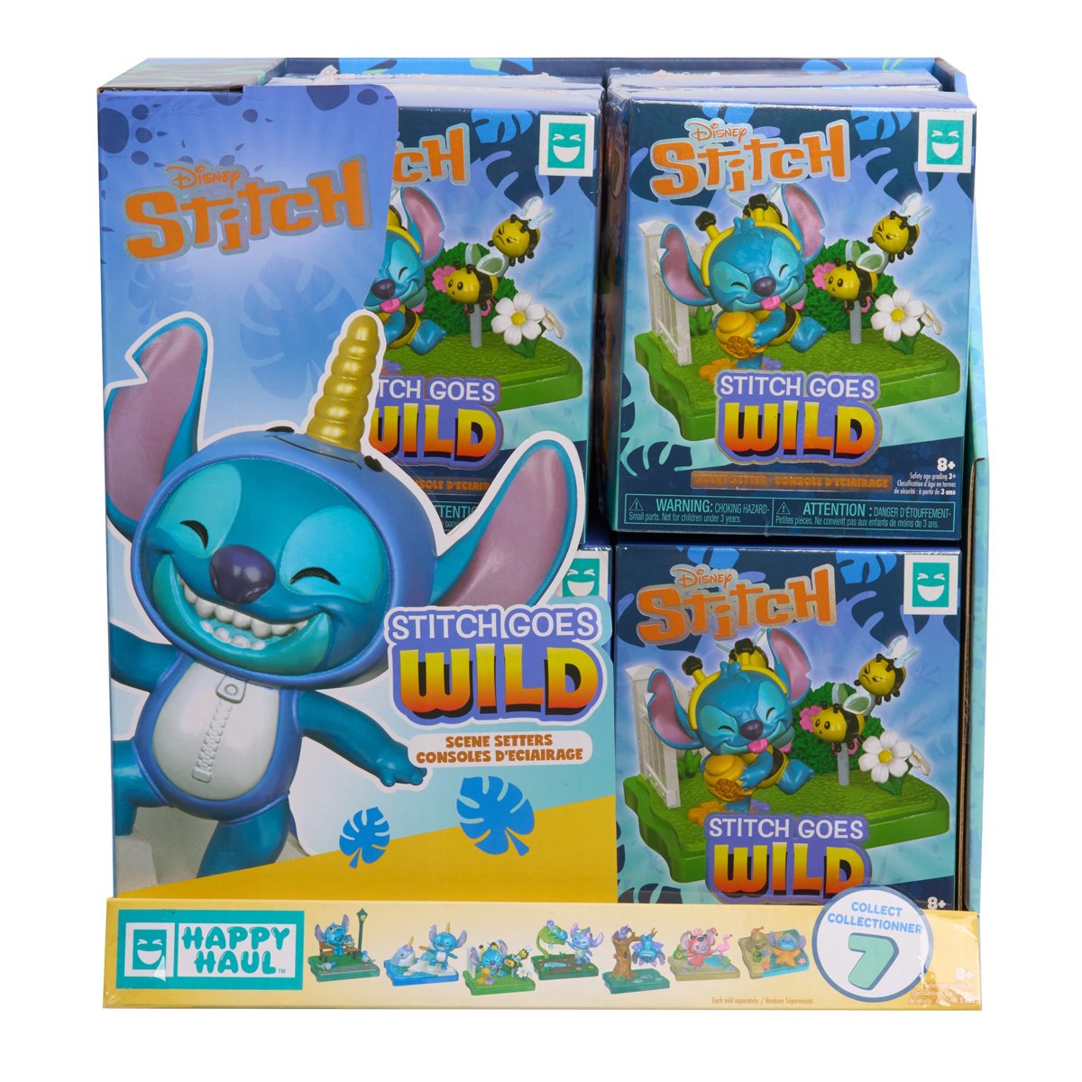 Stitch Goes Wild Collectible Blind-Boxes Mini-Figure Case of 8