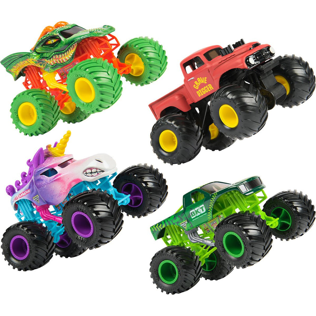 Monster Jam Monster Truck Mix 26 1:24 Scale Vehicle Case of 4