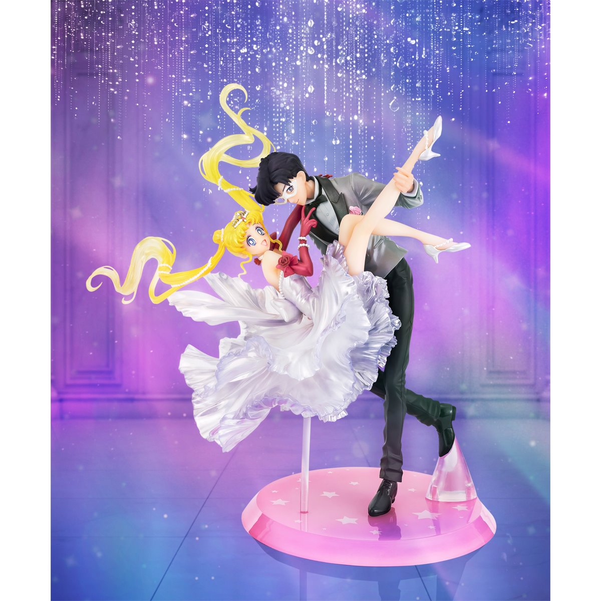 Sailor Moon Usagi and Tuxedo Mask Moonlight Glow Edition FiguartsZERO Chouette Statue