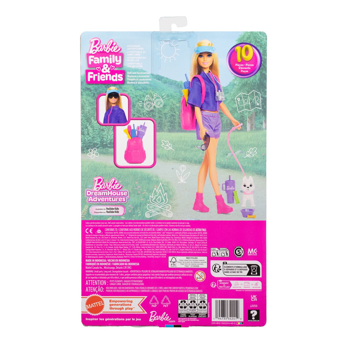 Barbie Family & Friends Malibu Outdoor Adventures Doll