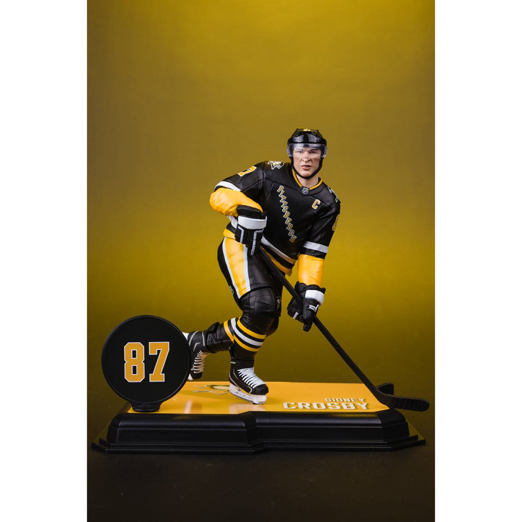 NHL SportsPicks Pittsburgh Penguins Sidney Crosby Alternate Jersey 7-Inch Posed Figure