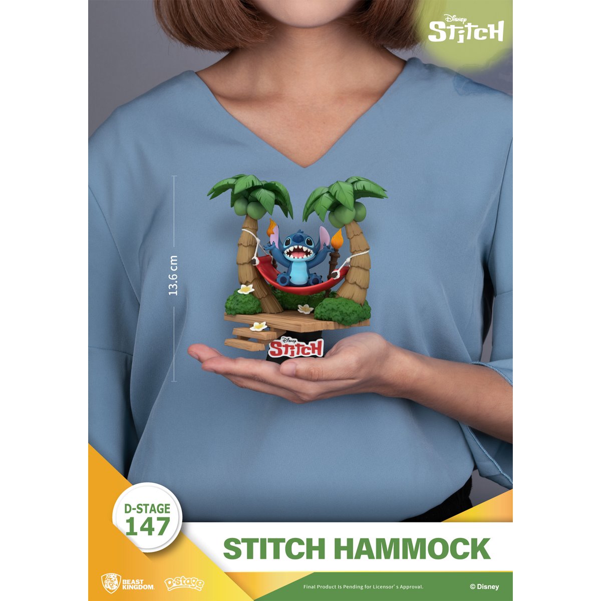 Lilo & Stitch Hammock DS-147 D-Stage Statue