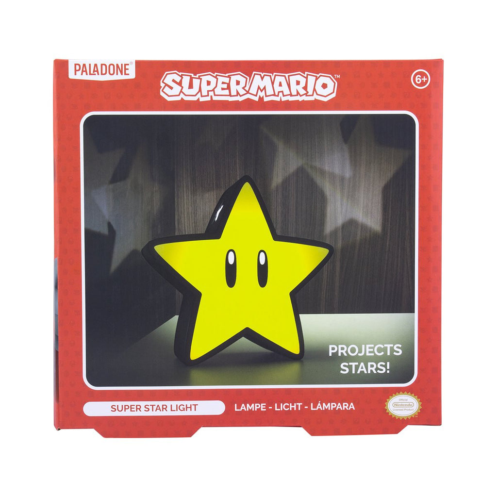 Super Mario Super Star Projection Light Lamp