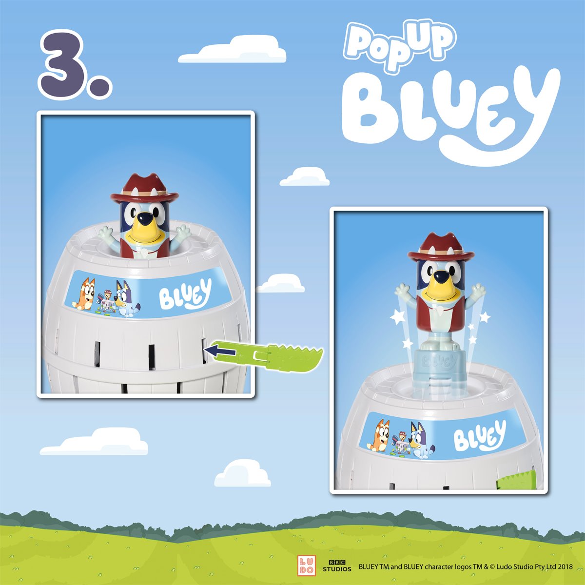 Bluey Pop Up Game