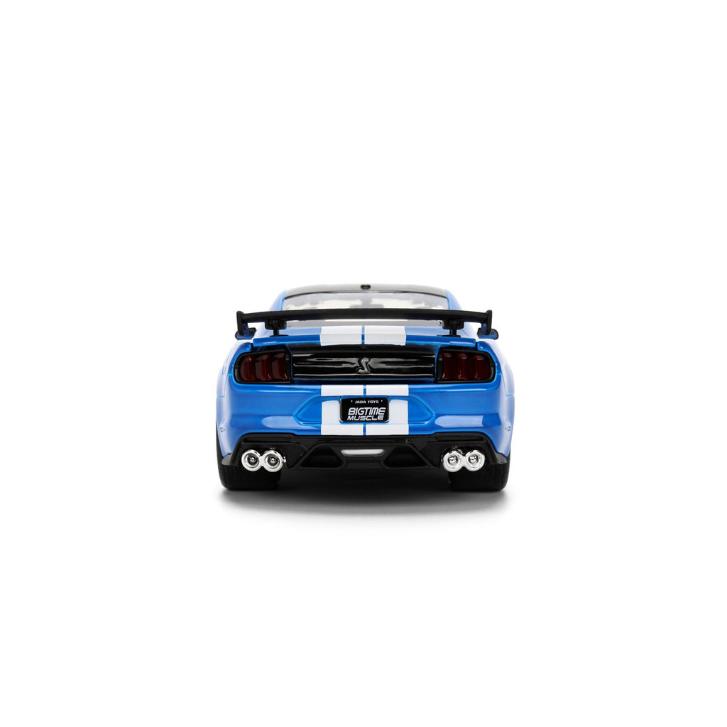 Bigtime Muscle 2020 Blue Ford Mustang Shelby GT500 1:24 Scale Die-Cast Metal Vehicle