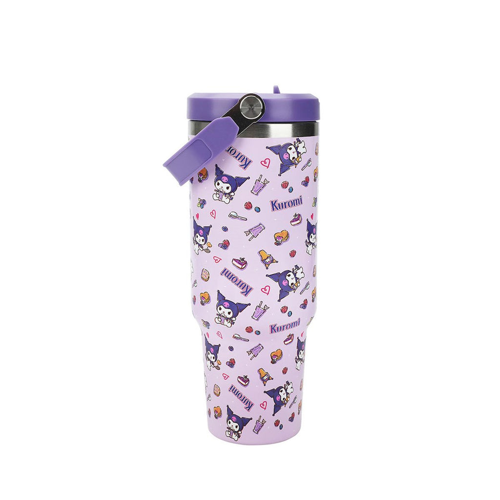 Kuromi All Over Print 40 oz. Stainless Steel Tumbler with Handle