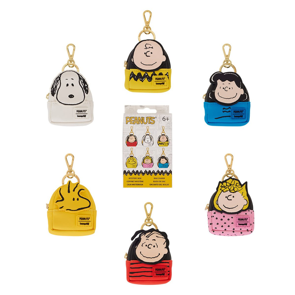 Peanuts Mini-Backpack Mystery Bag Charm Random 1-Pack