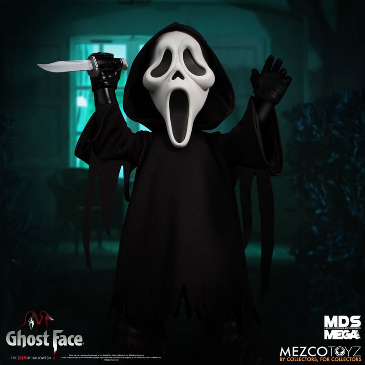 Ghost Face Mezco Designer Series Mega Scale 15-Inch Doll - ReRun